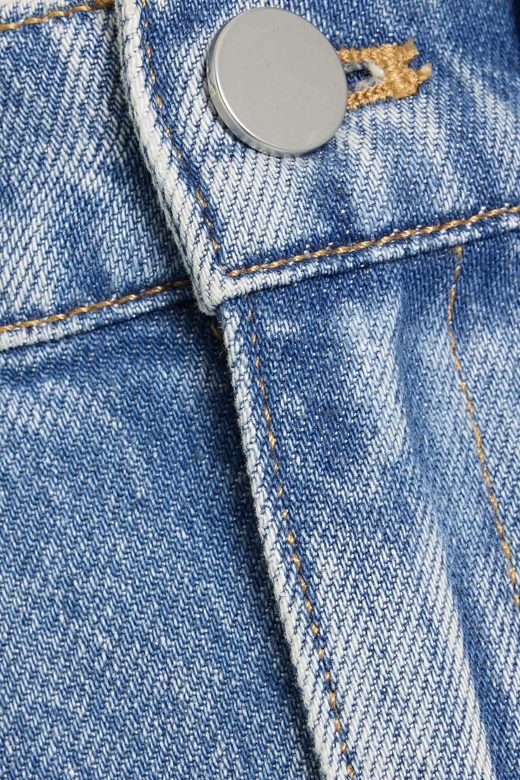 THEORY High-rise barrel-leg jeans