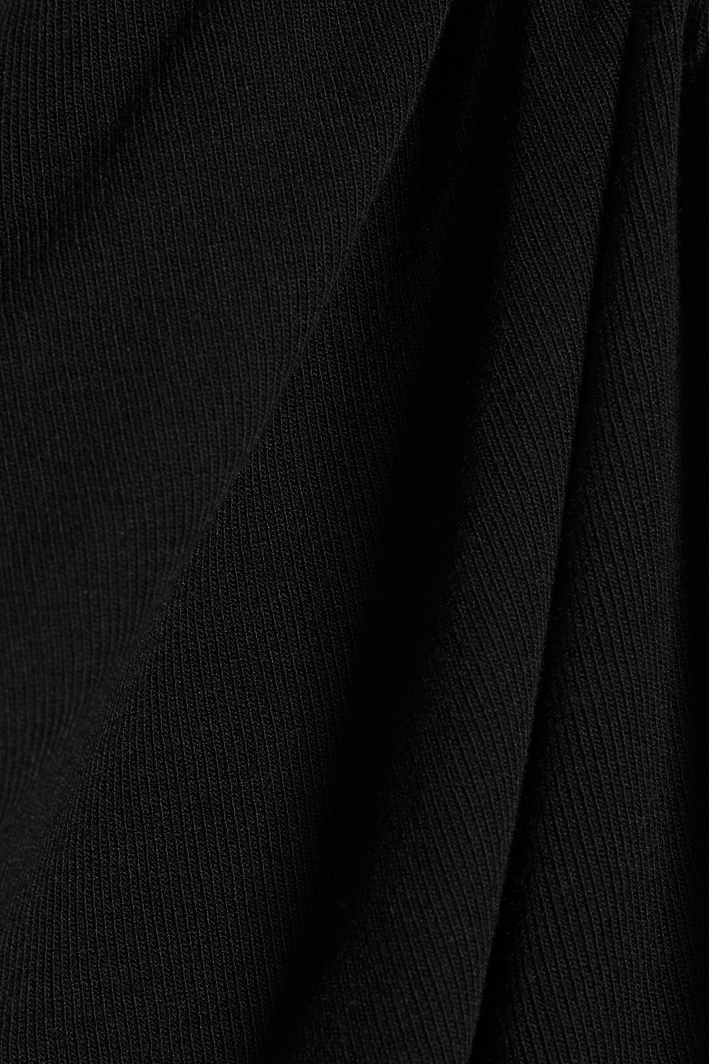 THEORY Draped stretch-jersey top