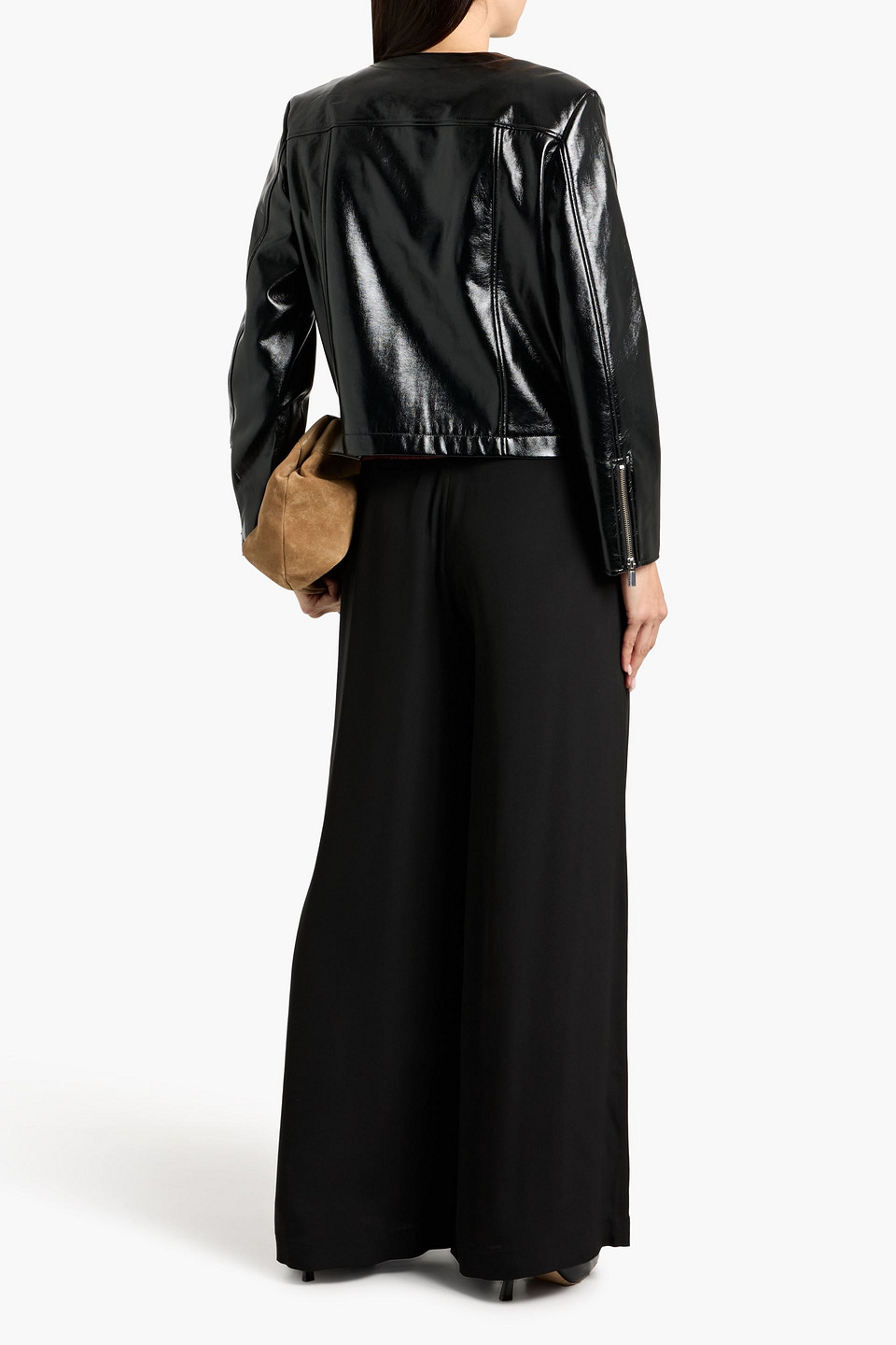Theory Glossed Jacket In Black