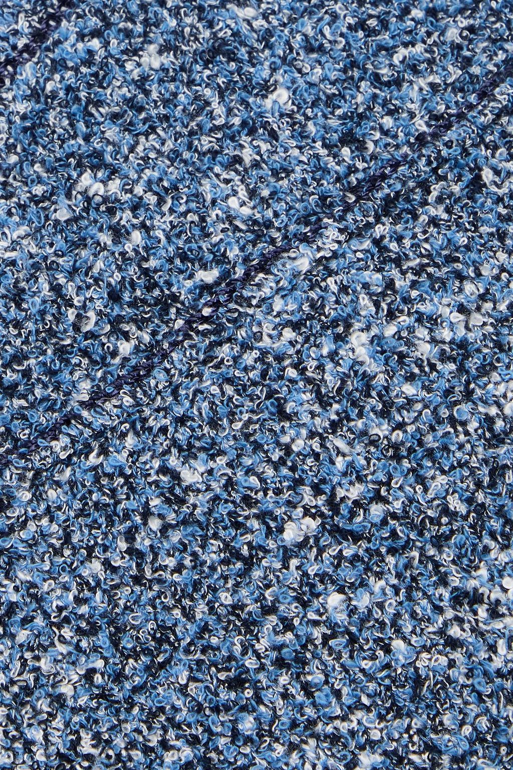 SIMKHAI Marled bouclé-knit top