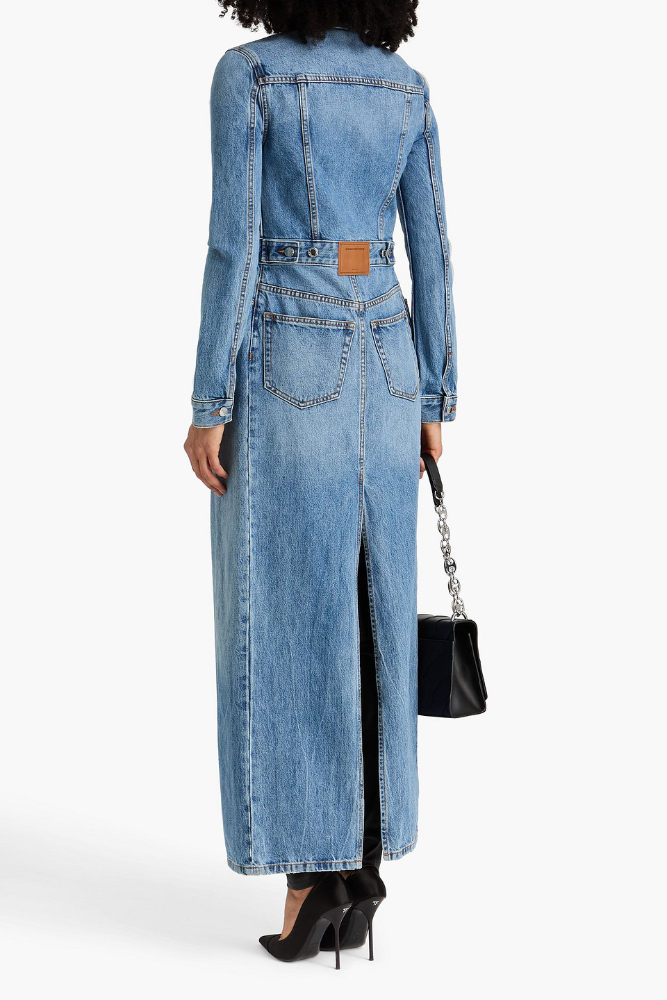  Alexander Wang - Jeansjacke In Distressed-optik - Blau - Xs 