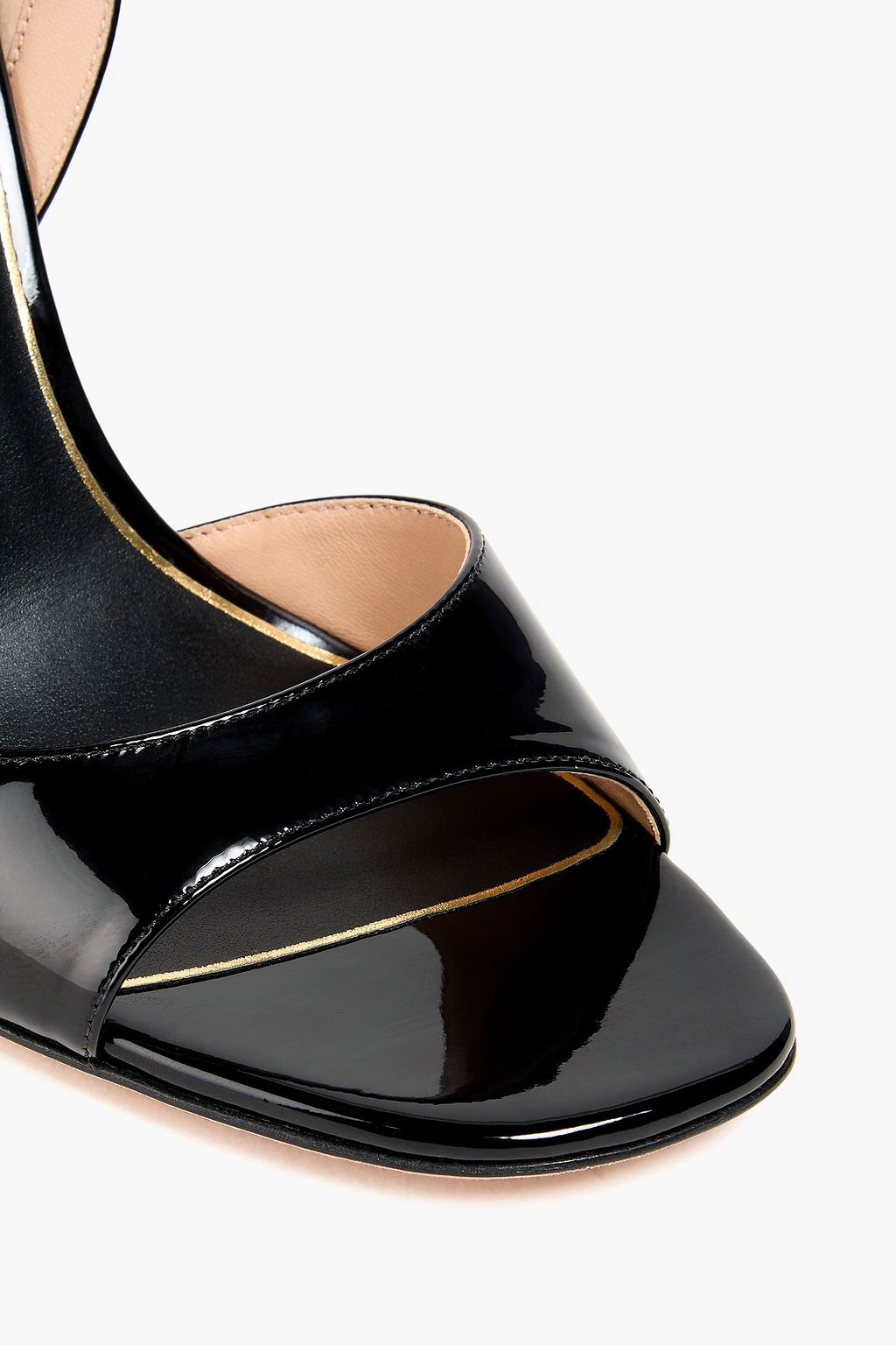 VALENTINO GARAVANI VLOGO patent-leather sandals