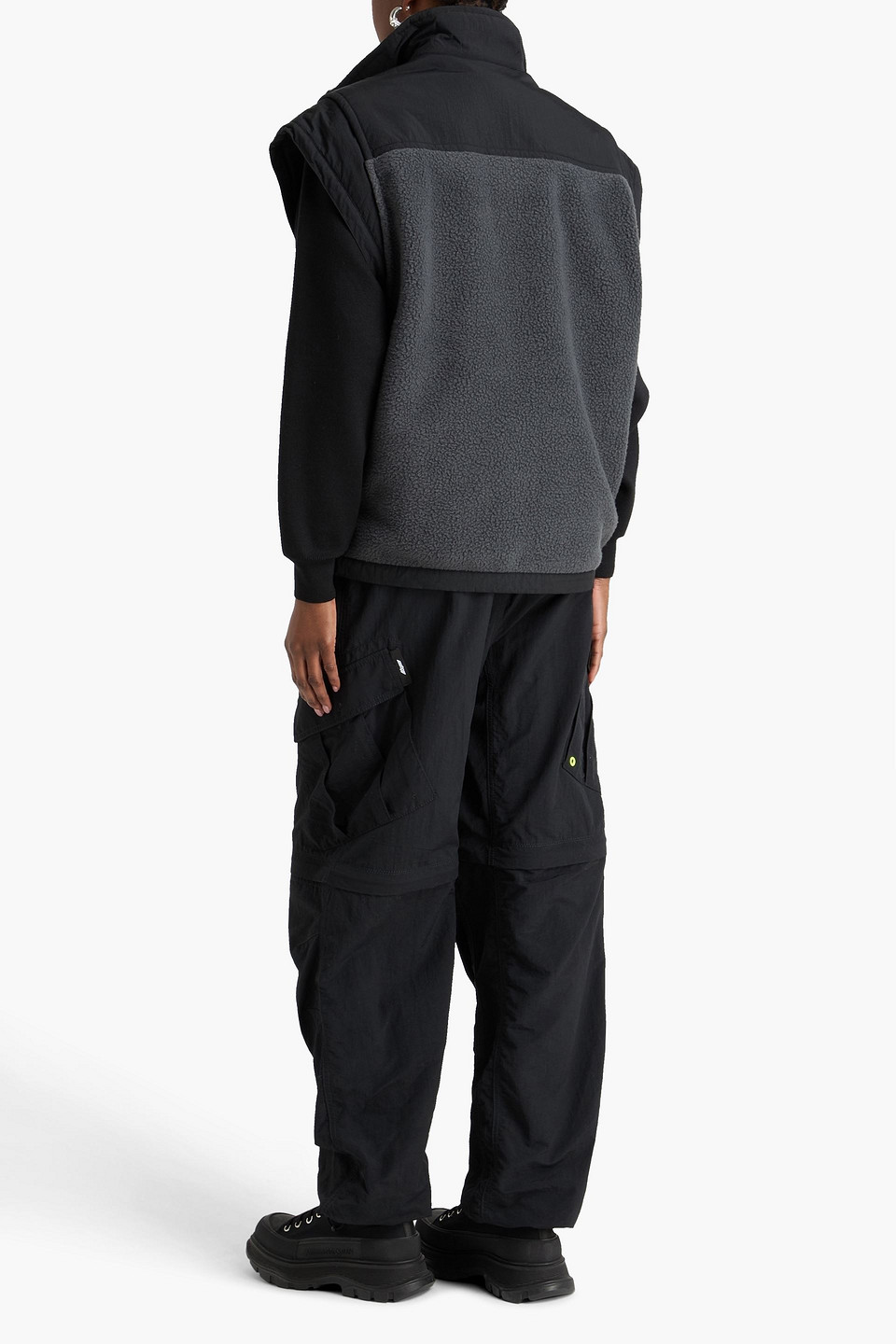  Alexander Wang - Weste Aus Shell Und Fleece - Schwarz - Xs 