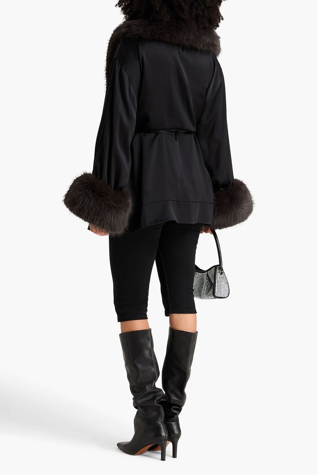 ALEXANDER WANG Silk-satin jacket