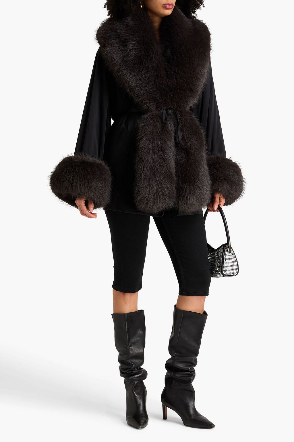 ALEXANDER WANG Silk-satin jacket