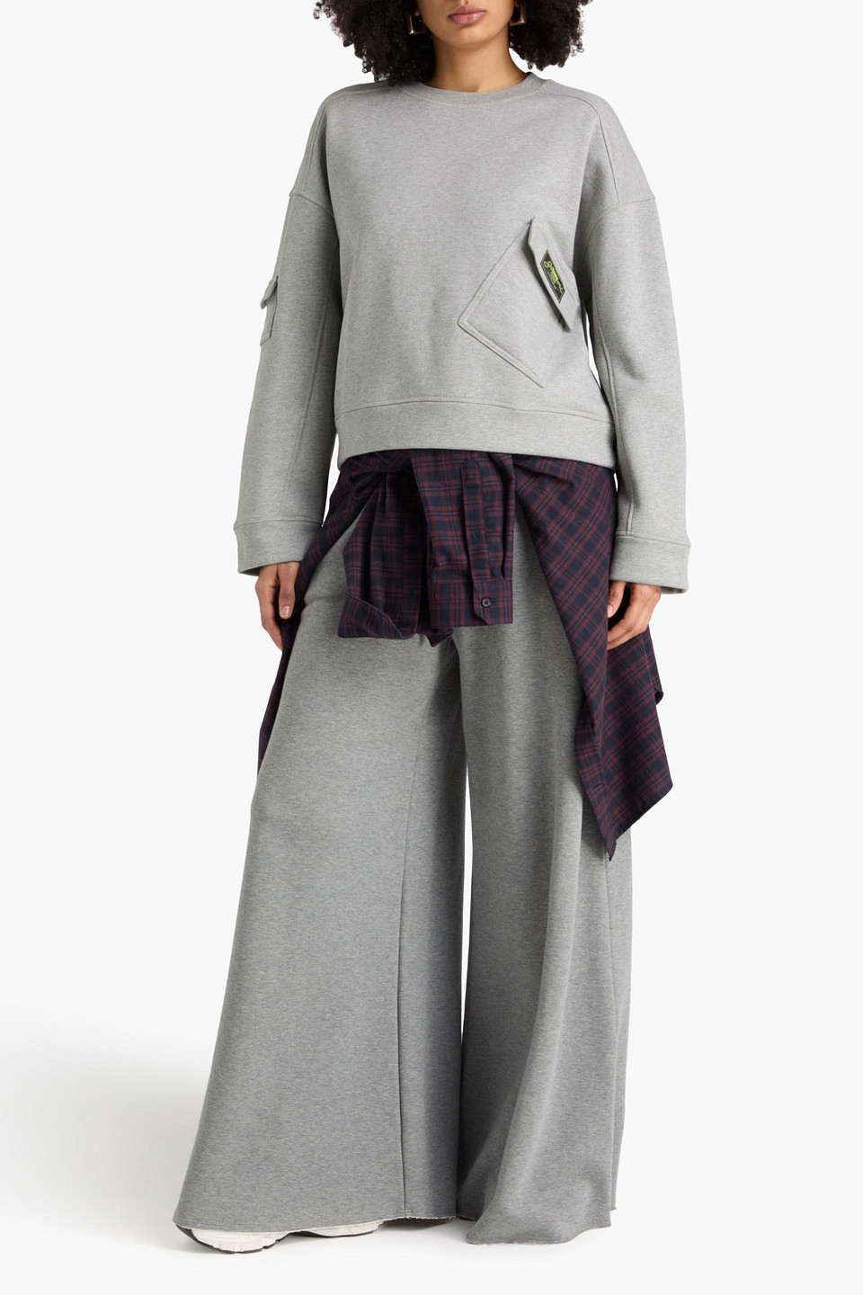  Ganni - French Cotton-terry Sweatshirt - Gray - Xxs/xs 