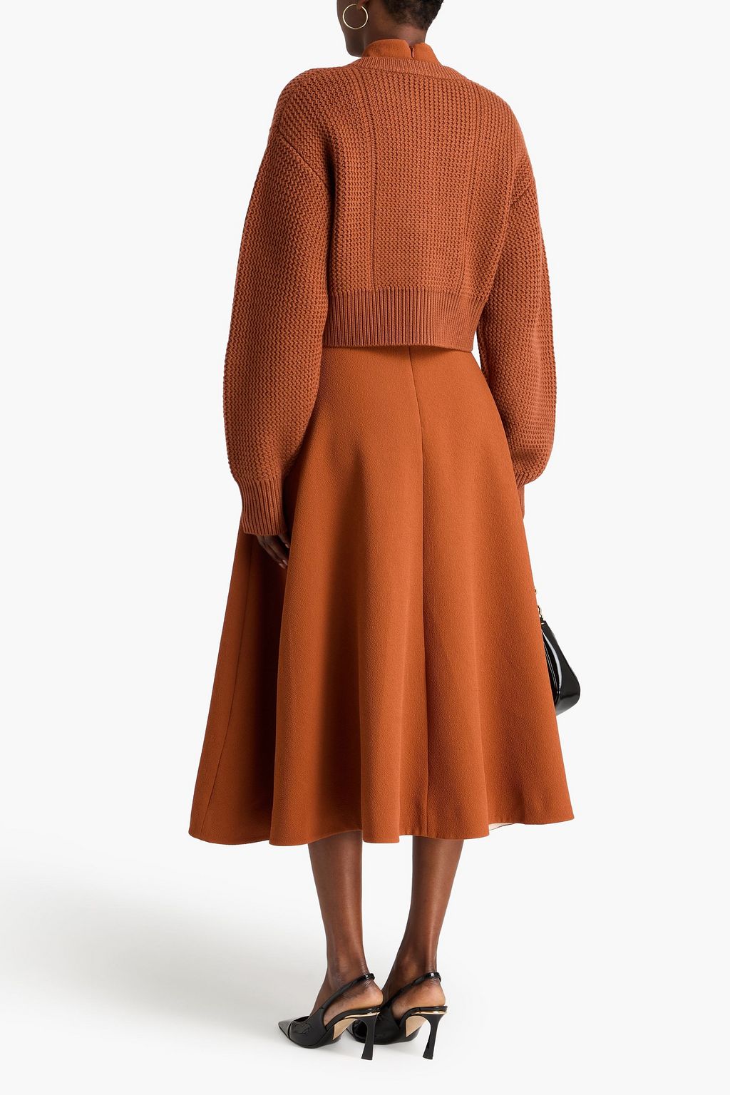 EMILIA WICKSTEAD Albert cropped wool cardigan