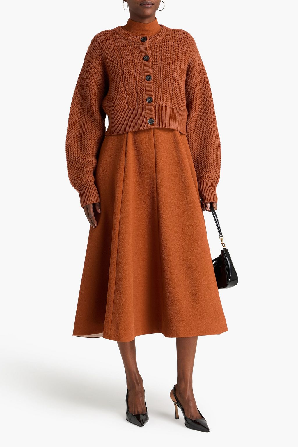 EMILIA WICKSTEAD Albert cropped wool cardigan