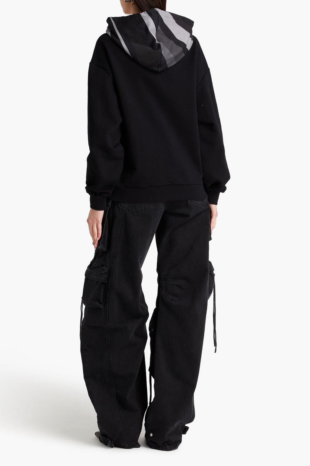 PUCCI Hoodie aus Baumwollfrottee mit Print