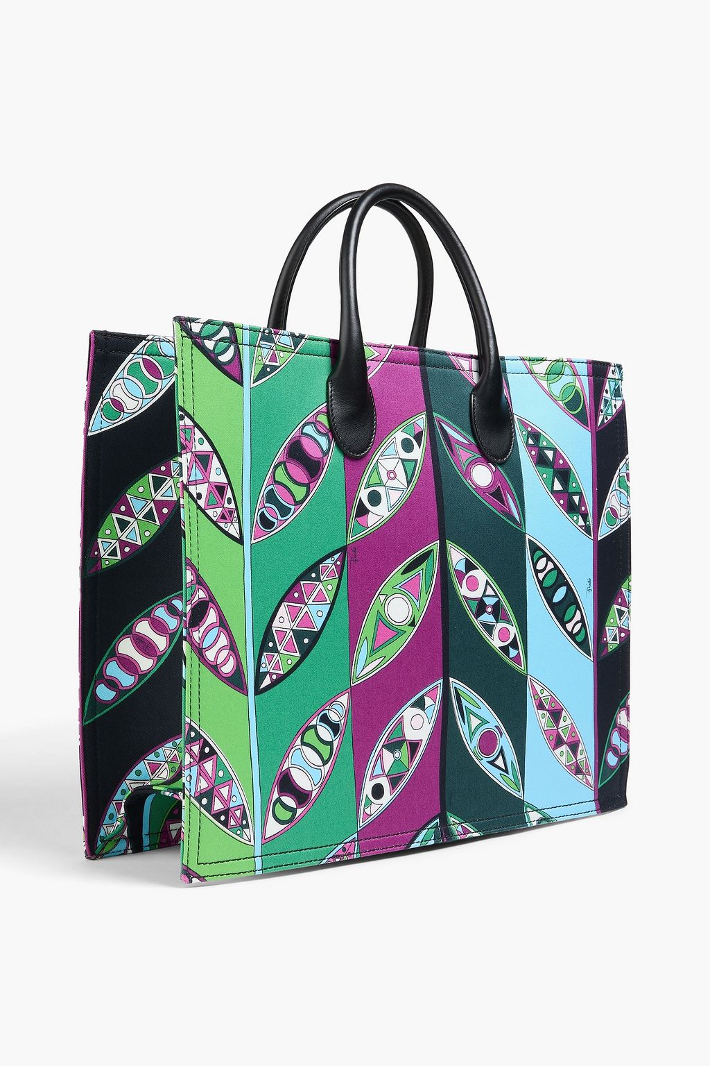 PUCCI حقيبة توت من التويل مزينة بطبعات