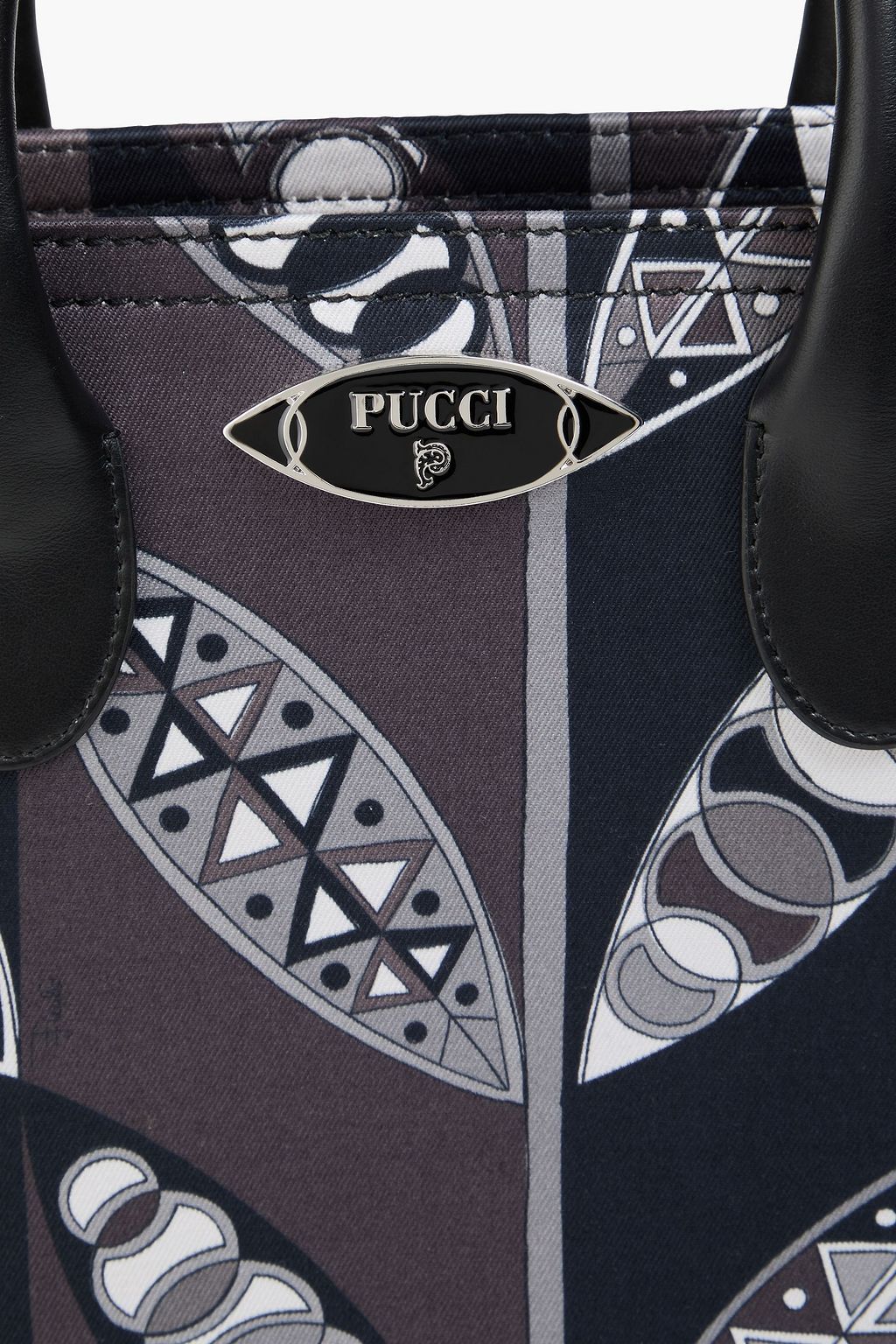 PUCCI حقيبة توت من التويل مزينة بطبعات