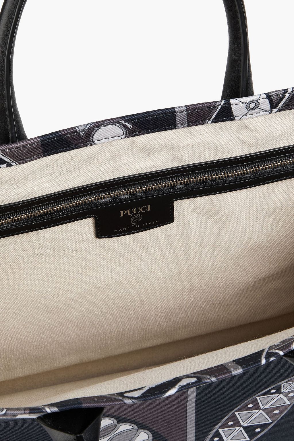 PUCCI حقيبة توت من التويل مزينة بطبعات