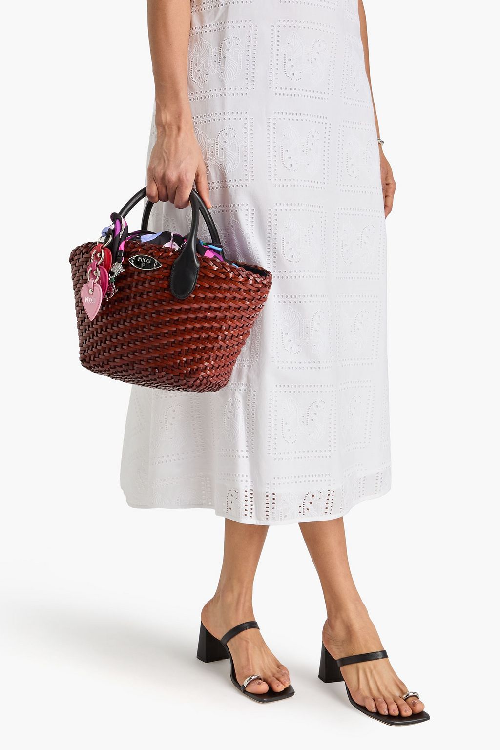 PUCCI حقيبة باكيت من الجلد