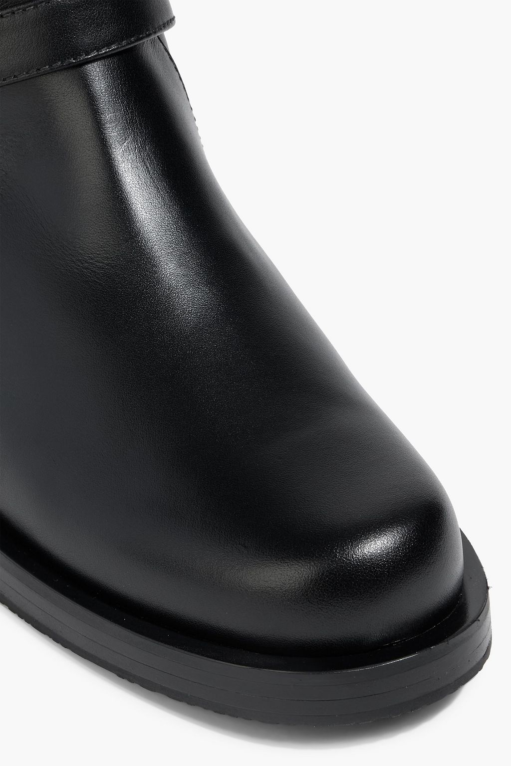 STUART WEITZMAN Maverick buckled leather ankle boots