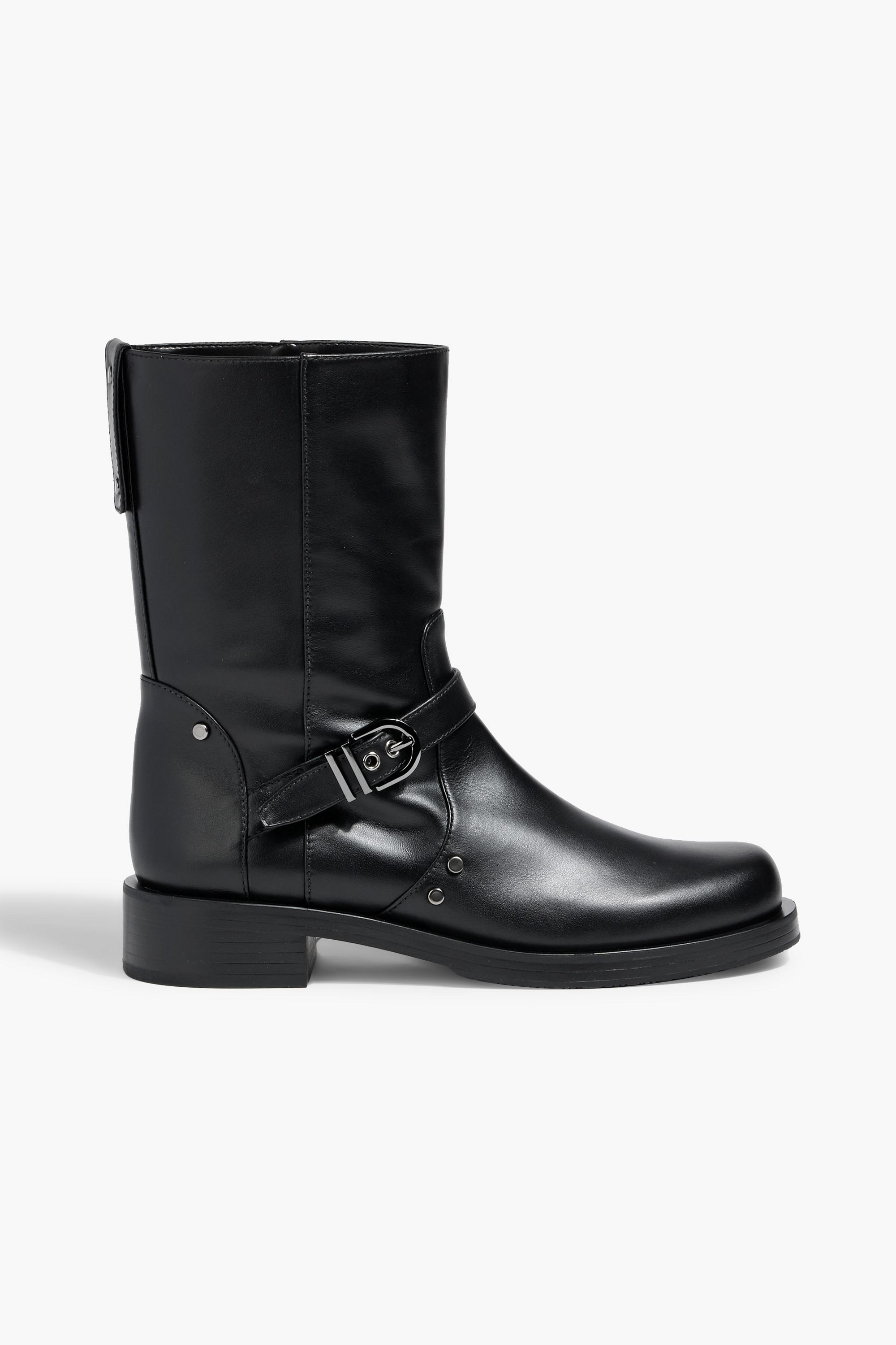 Stuart Weitzman Maverick buckled leather ankle boots