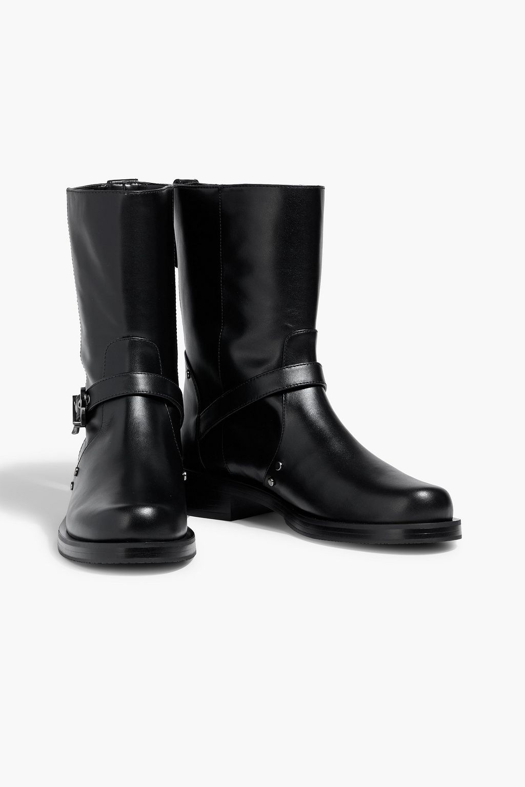 STUART WEITZMAN Maverick buckled leather ankle boots