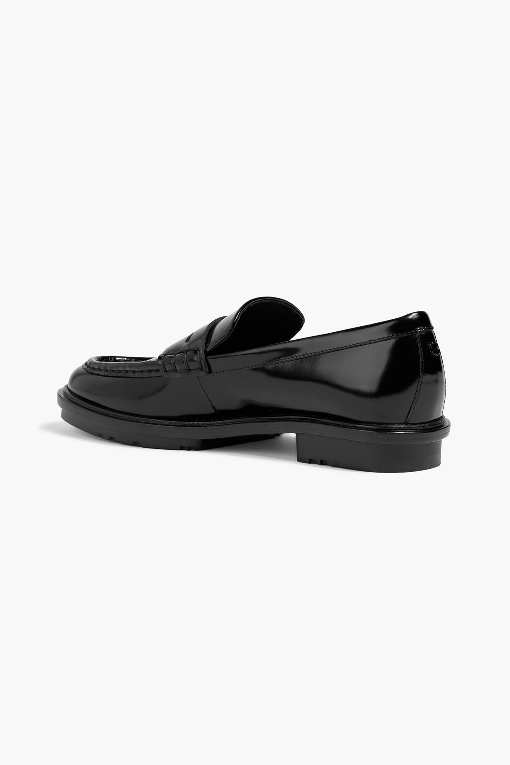SIMKHAI Harper glossed-leather loafers