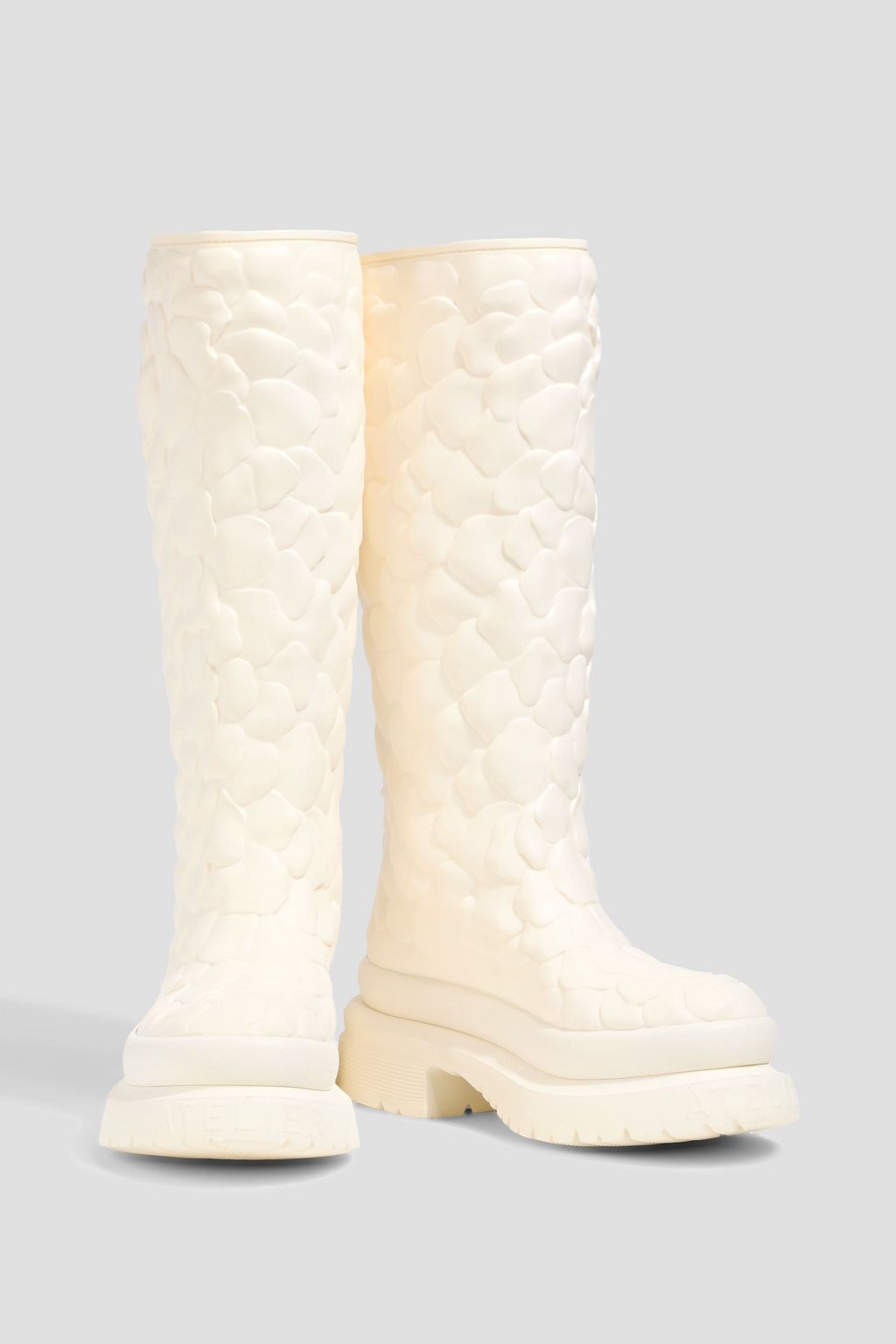 VALENTINO GARAVANI Atelier 03 Rose Edition PVC platform knee boots