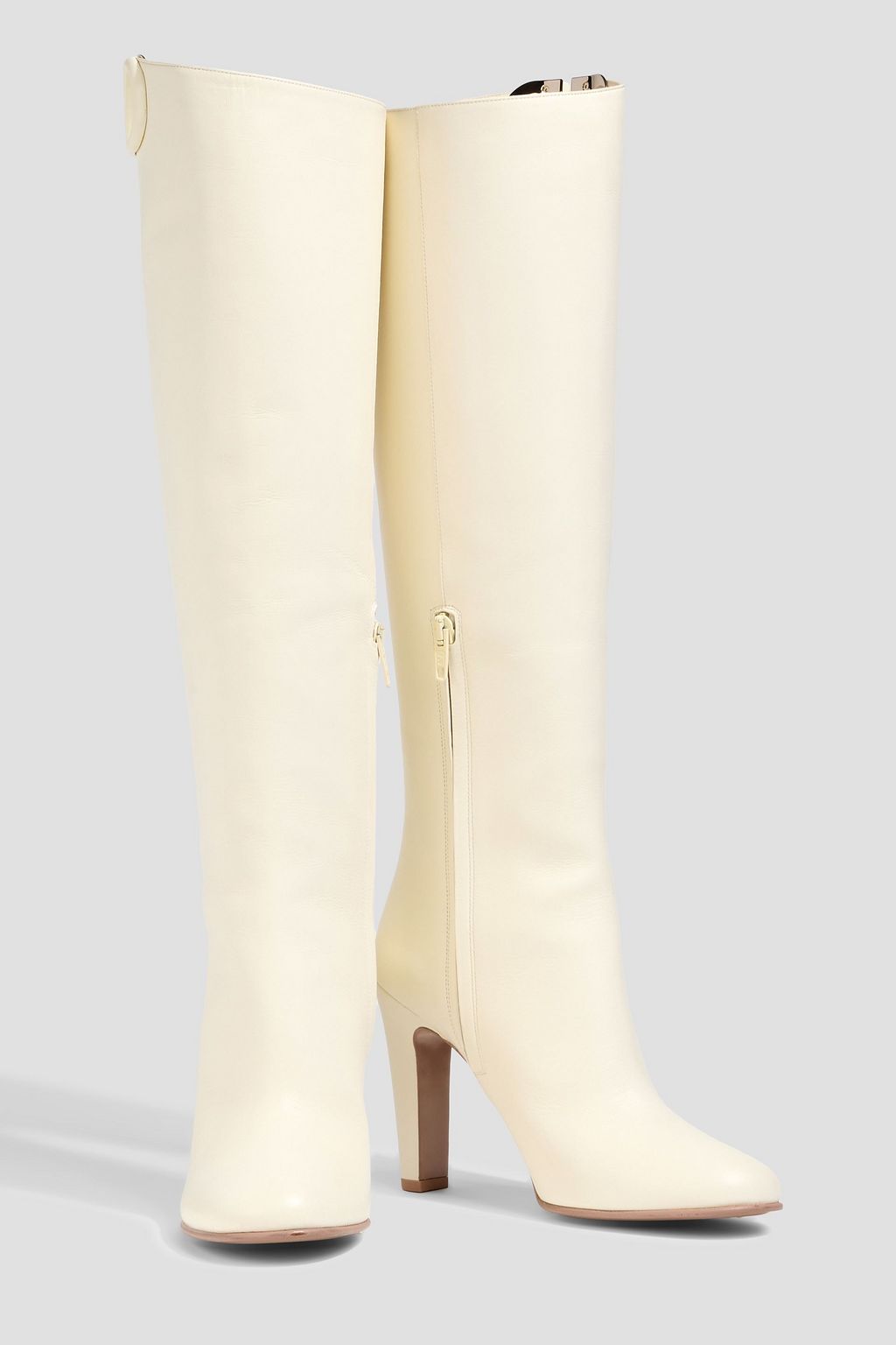 VALENTINO GARAVANI VLOGO leather knee boots