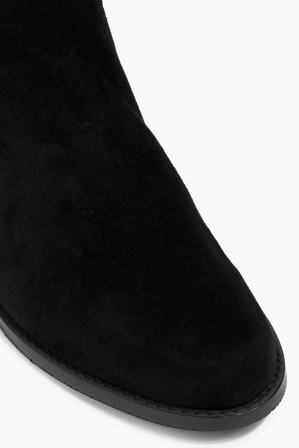 STUART WEITZMAN Reserve suede and microstretch over-the-knee boots