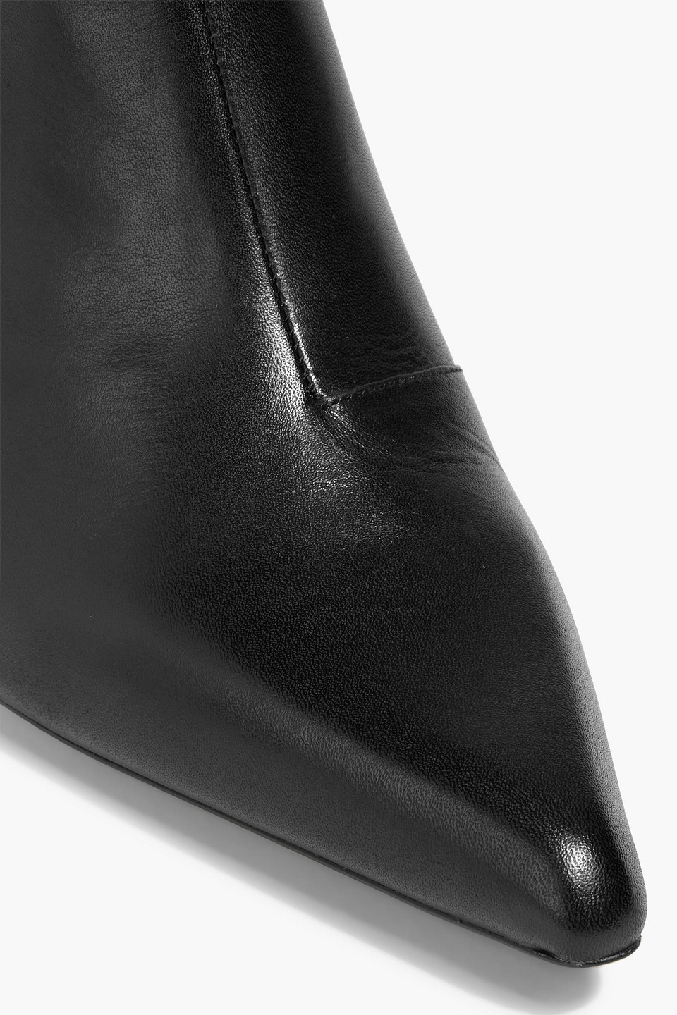 Simkhai Shadow Leather Ankle Boots In Black