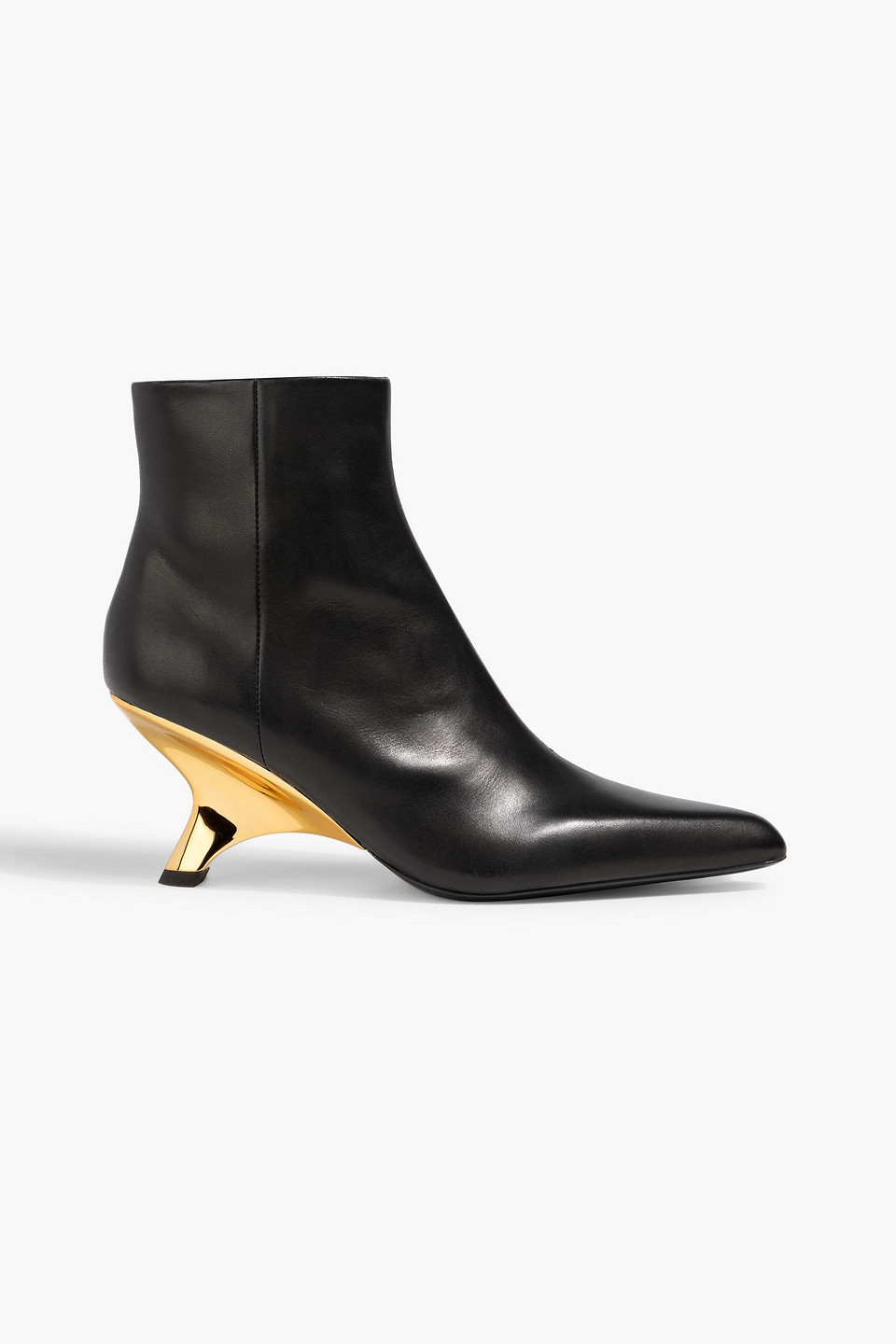 Simkhai Shadow Leather Ankle Boots In Black