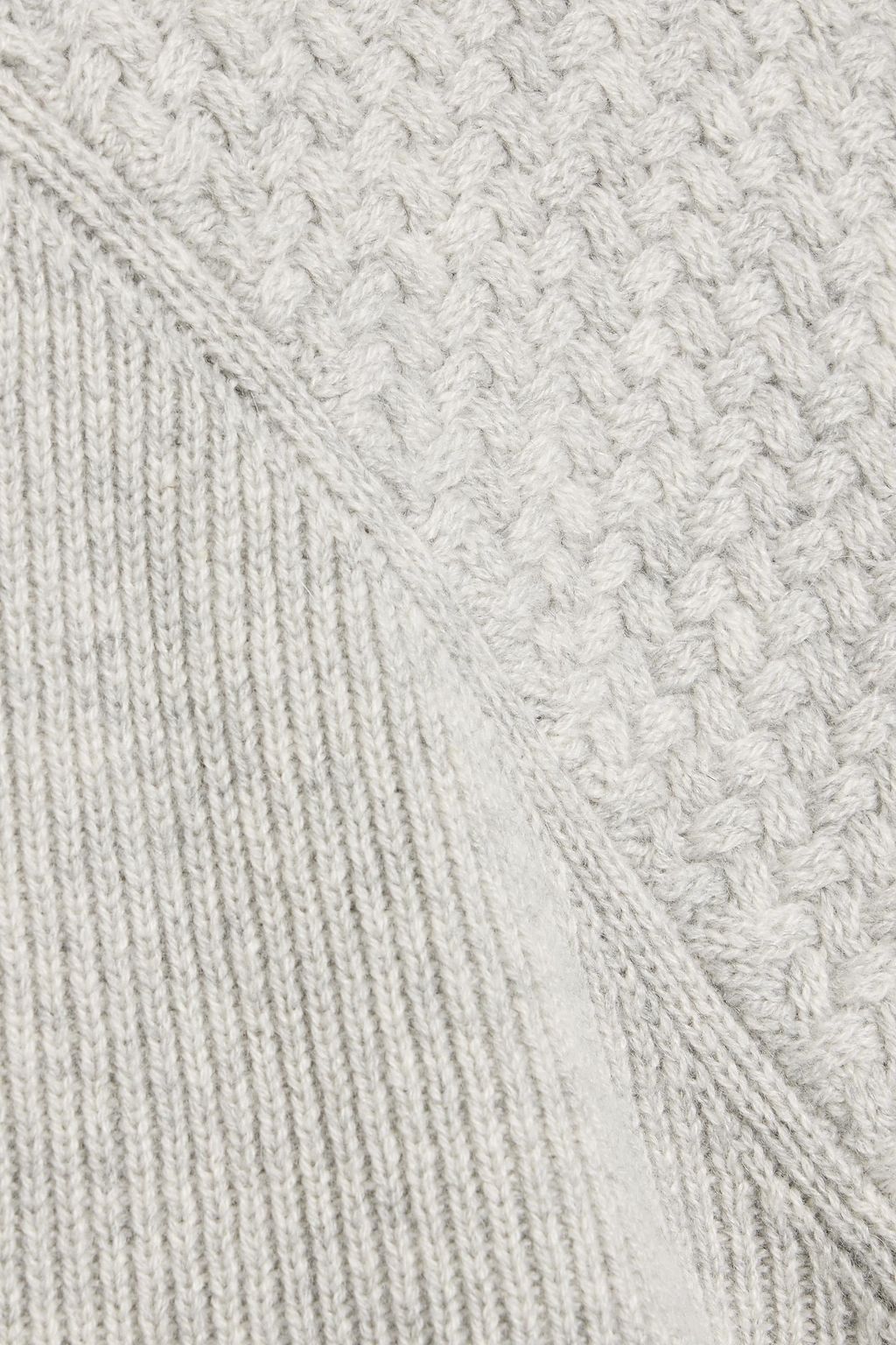 RAG & BONE Kaylee ribbed and textured-knit cashmere sweater