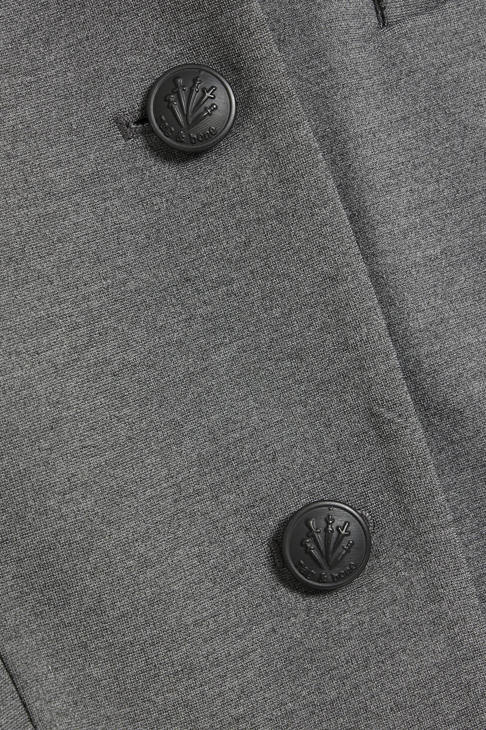 Rag & Bone Slade Ponte Blazer In Gray