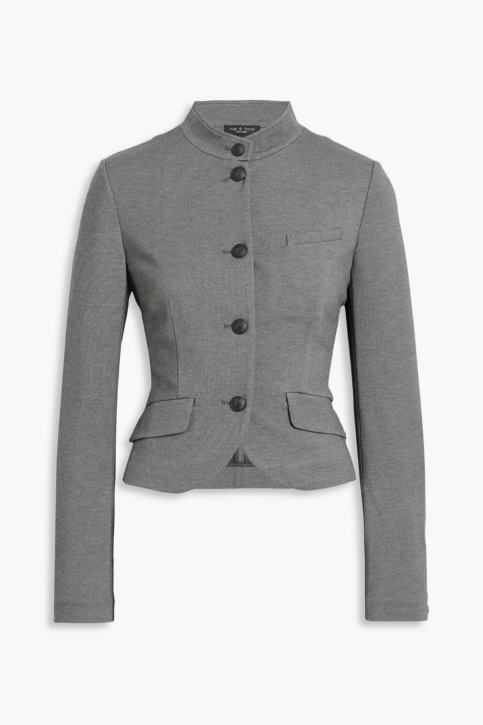 Rag & Bone Slade Ponte Blazer In Gray