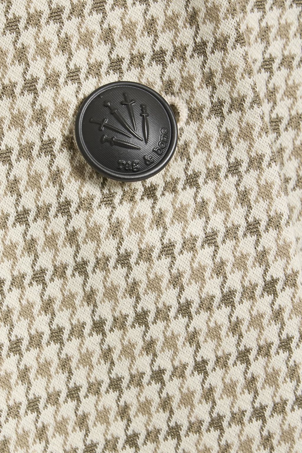 RAG & BONE Slade houndstooth cotton-blend blazer