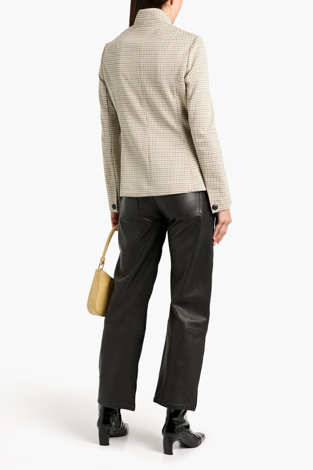 RAG & BONE Slade houndstooth cotton-blend blazer