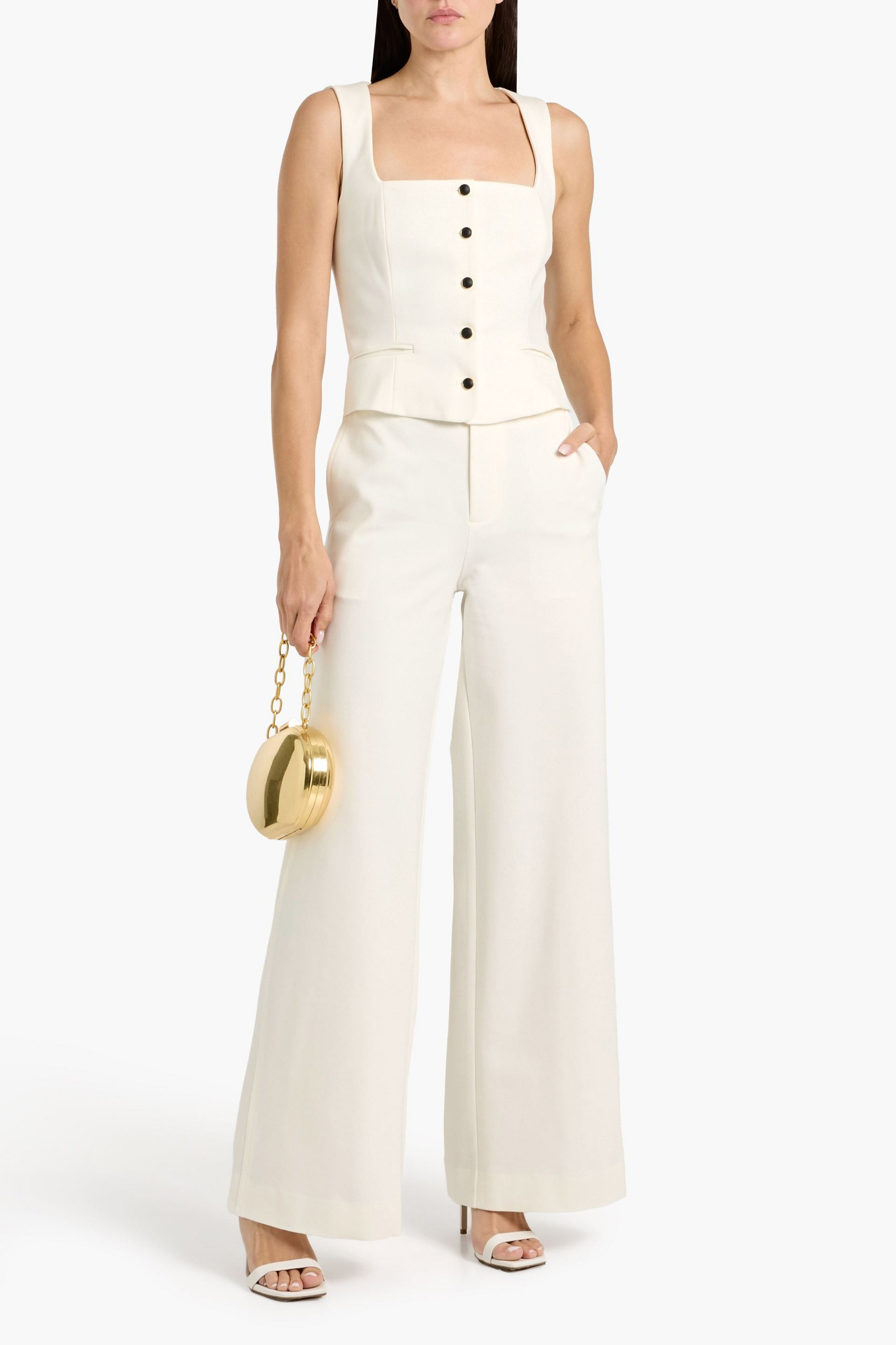 rag & bone Marianne ponte wide-leg jumpsuit