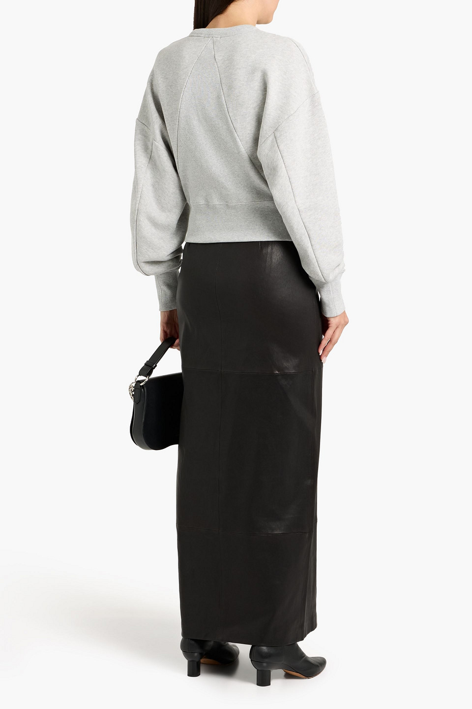 Rag & Bone Vintage French Cotton-blend Terry Sweatshirt In Gray