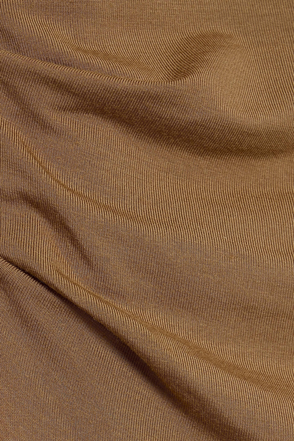 Rag & Bone Luca Draped Stretch-modal Jersey Maxi Dress In Brown