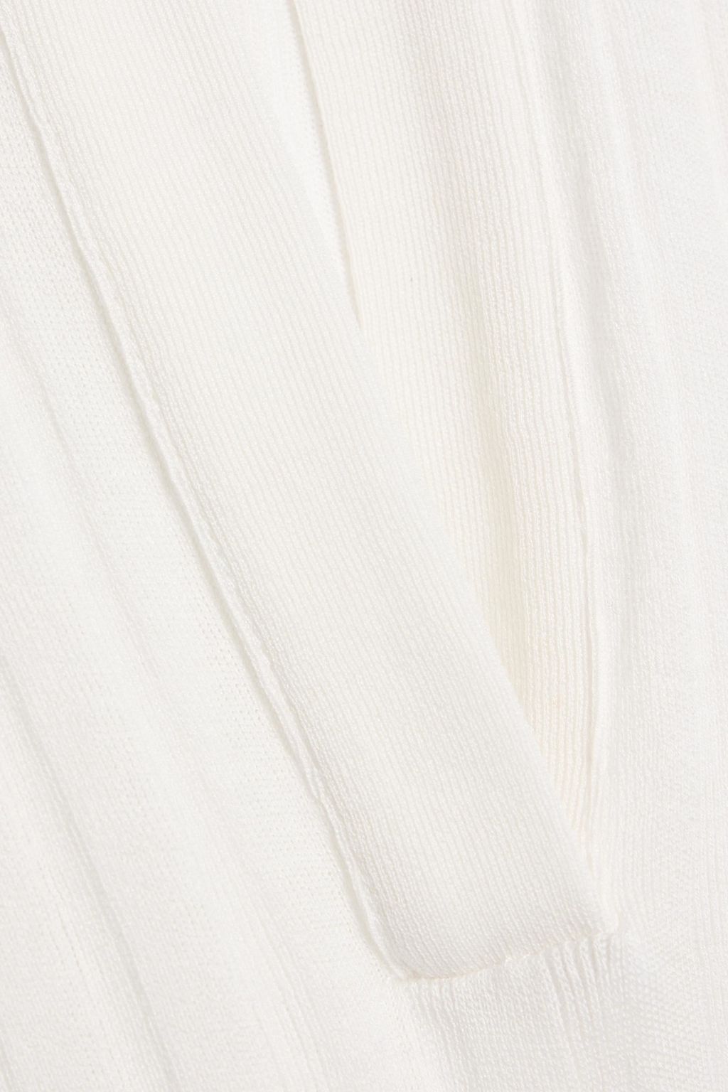 VINCE. Ribbed cotton polo shirt