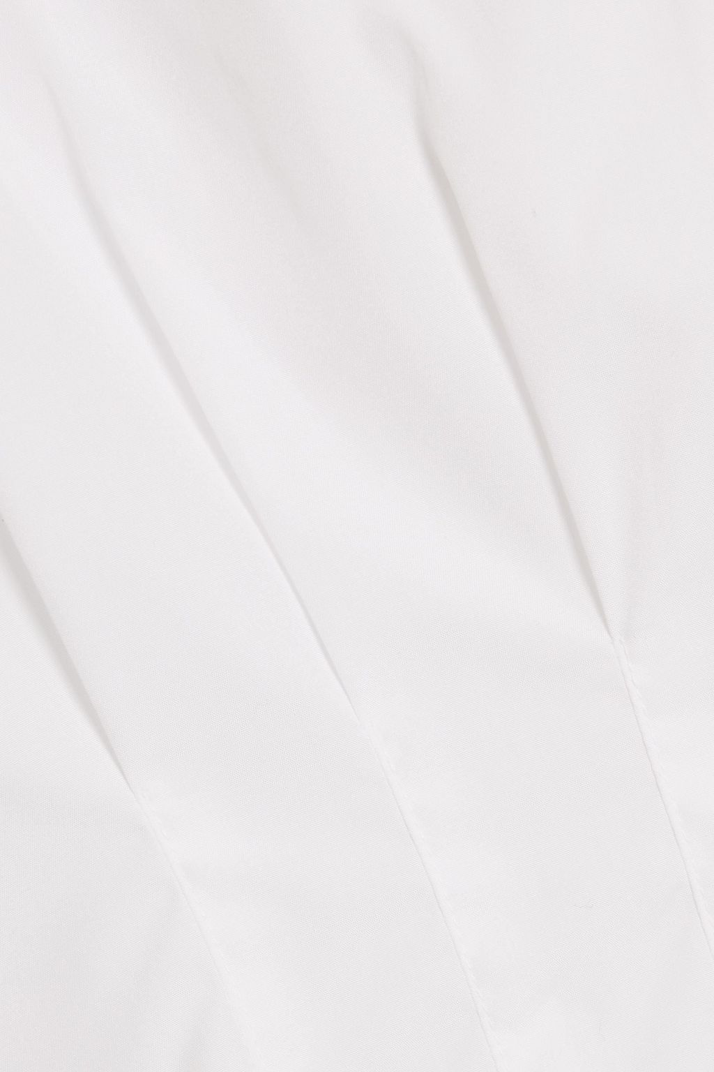 RAG & BONE Ines pleated cotton-poplin top