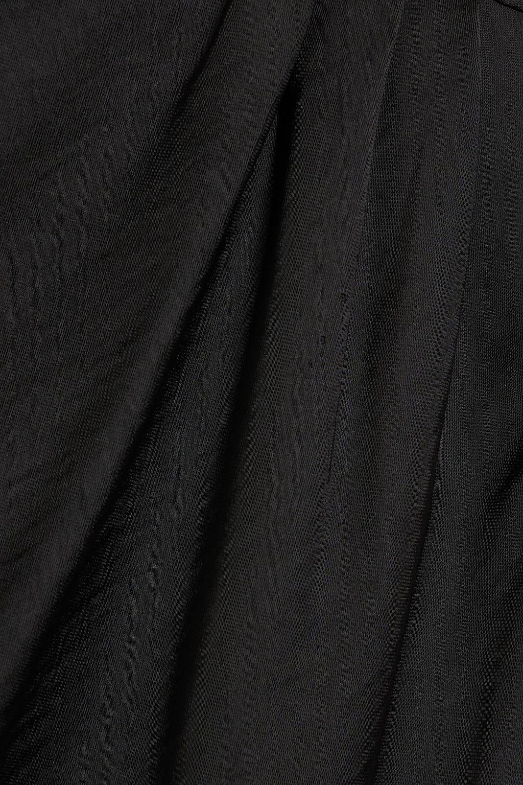 RAG & BONE Julie draped satin-crepe top