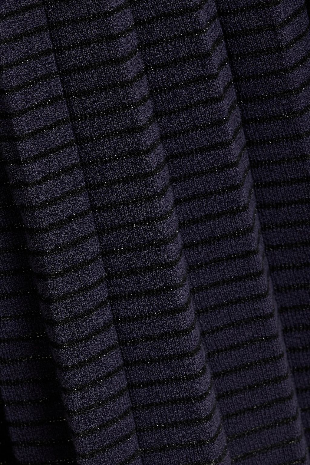 RAG & BONE Eloise pleated waffle-knit midi skirt