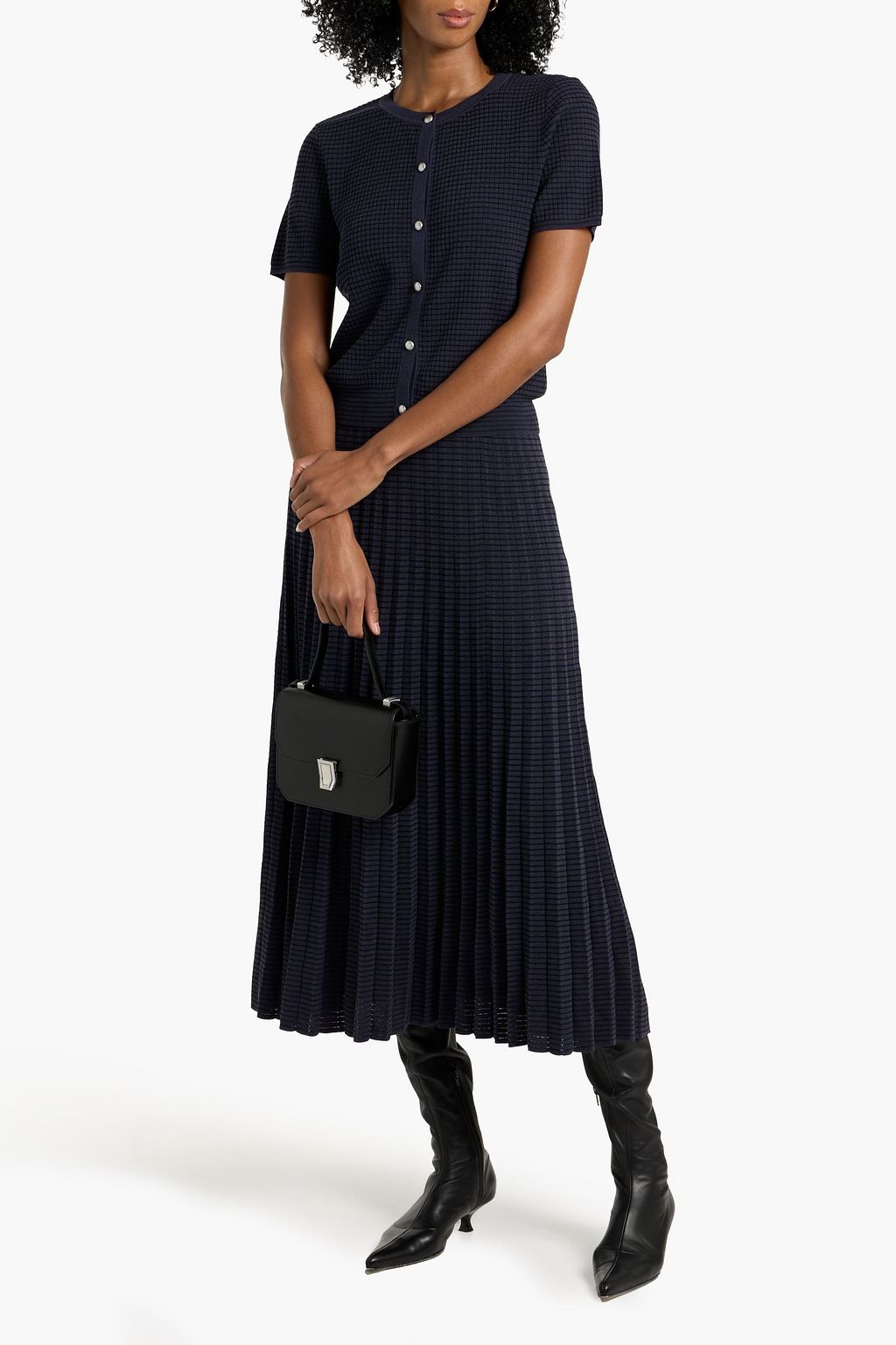 RAG & BONE Eloise waffle-knit cardigan