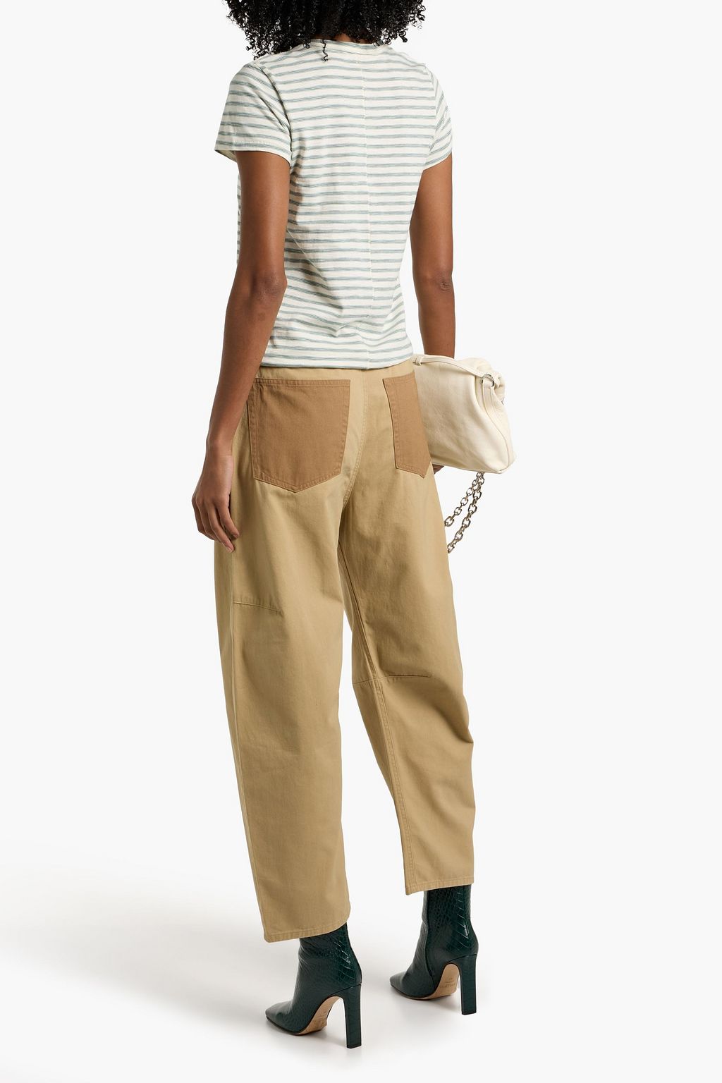 RAG & BONE Striped Pima cotton-jersey T-shirt