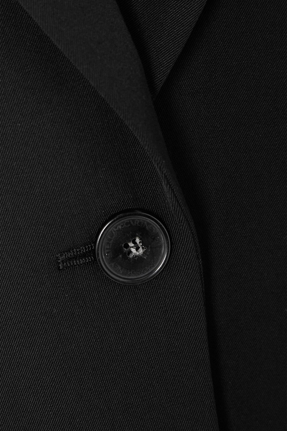 Stella Mccartney Wool-blend Twill Blazer In Black
