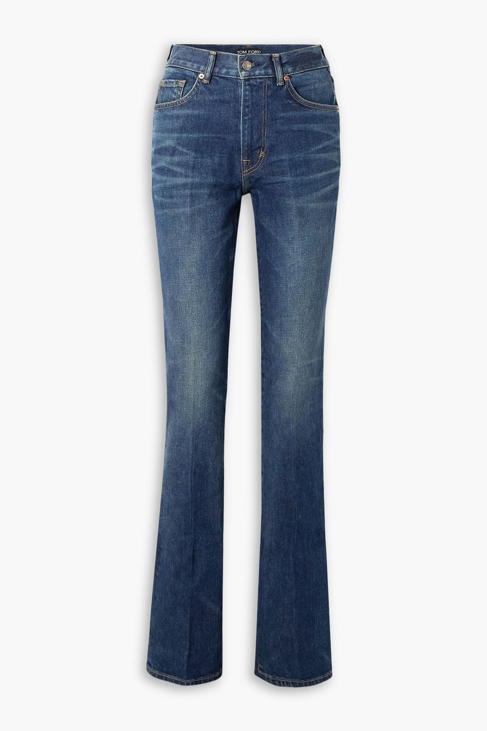 Tom Ford High-rise Flared Jeans In Blue