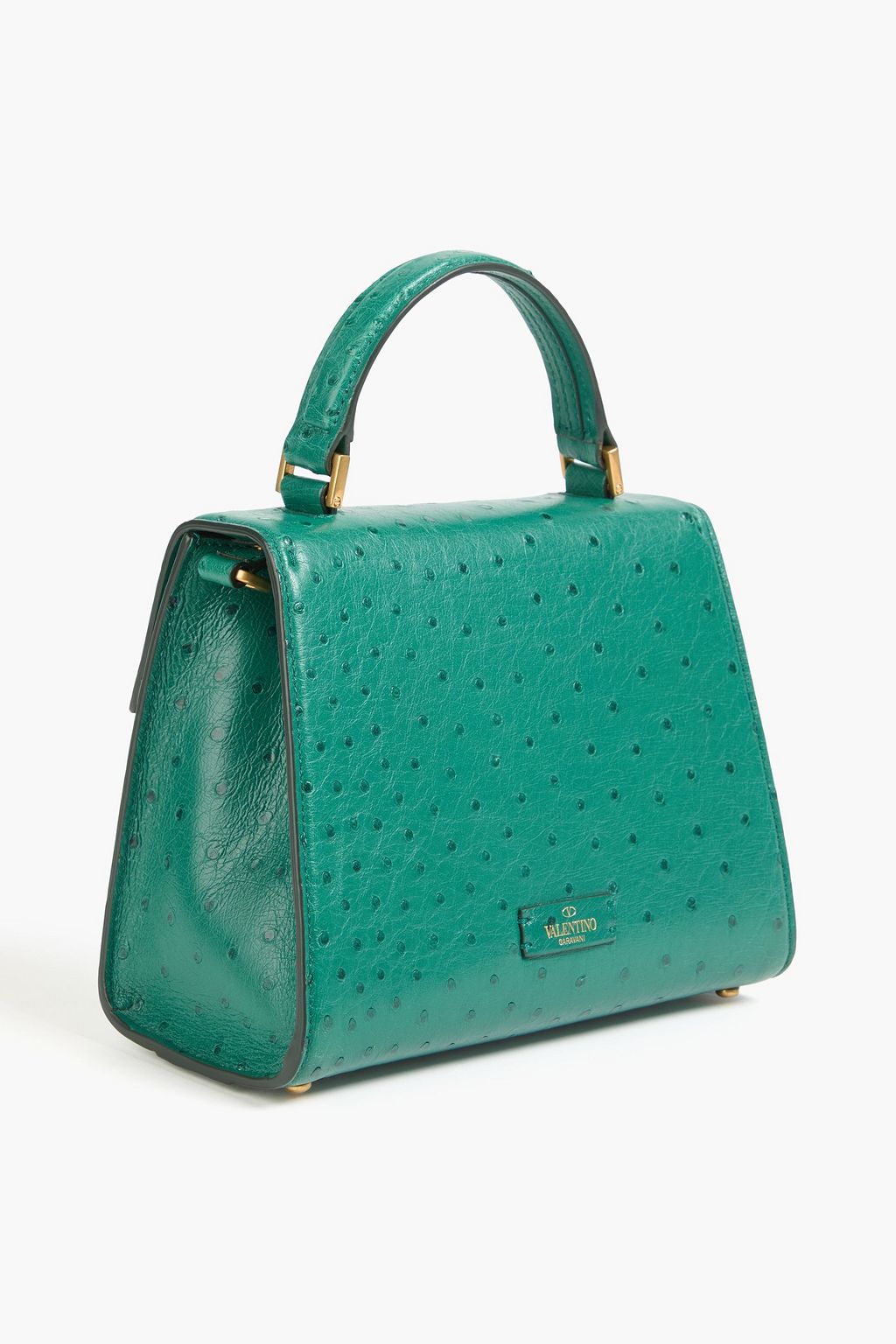 VALENTINO GARAVANI VSLING ostrich-effect leather tote