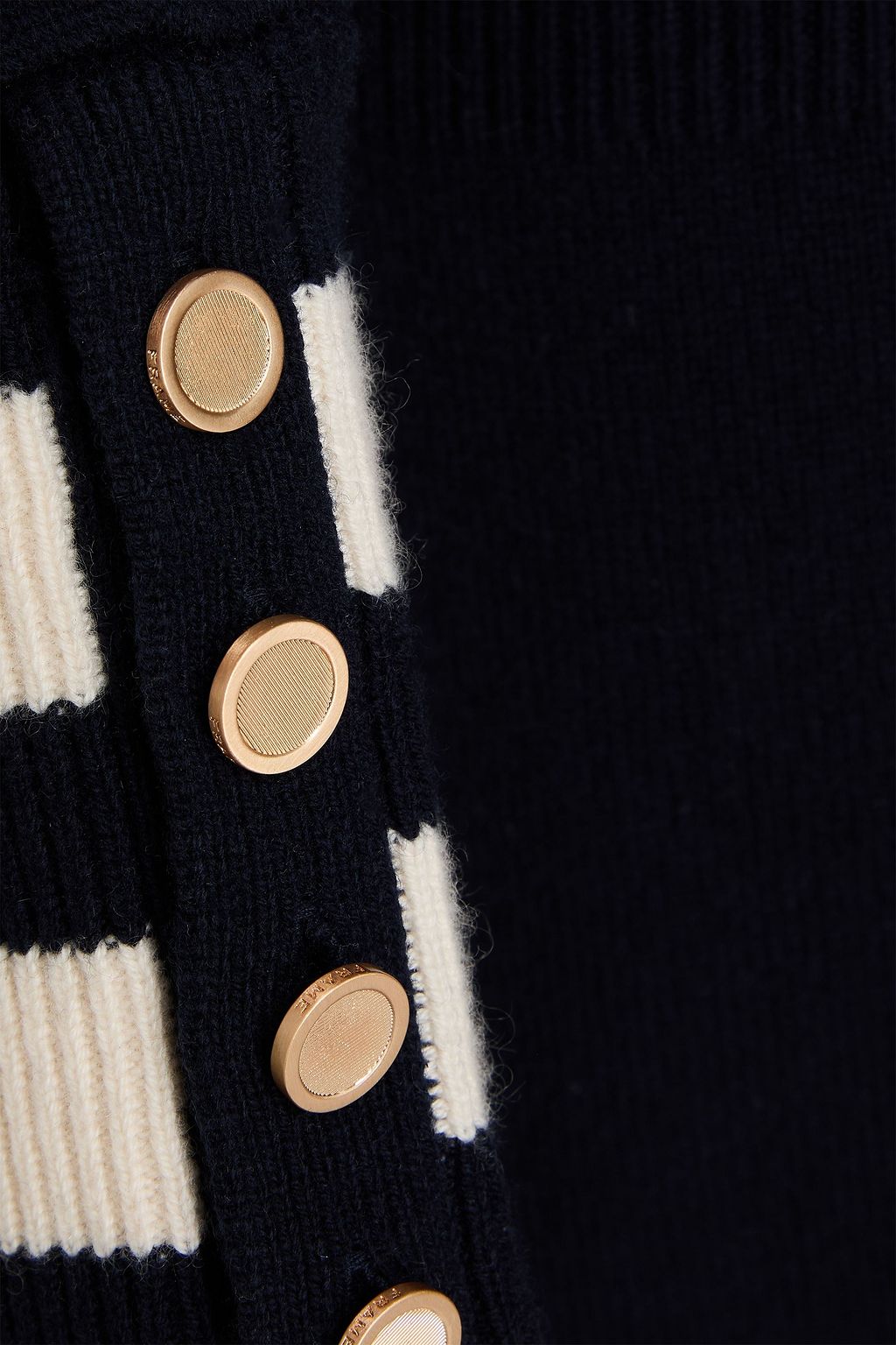 FRAME Cashmere-blend mini dress