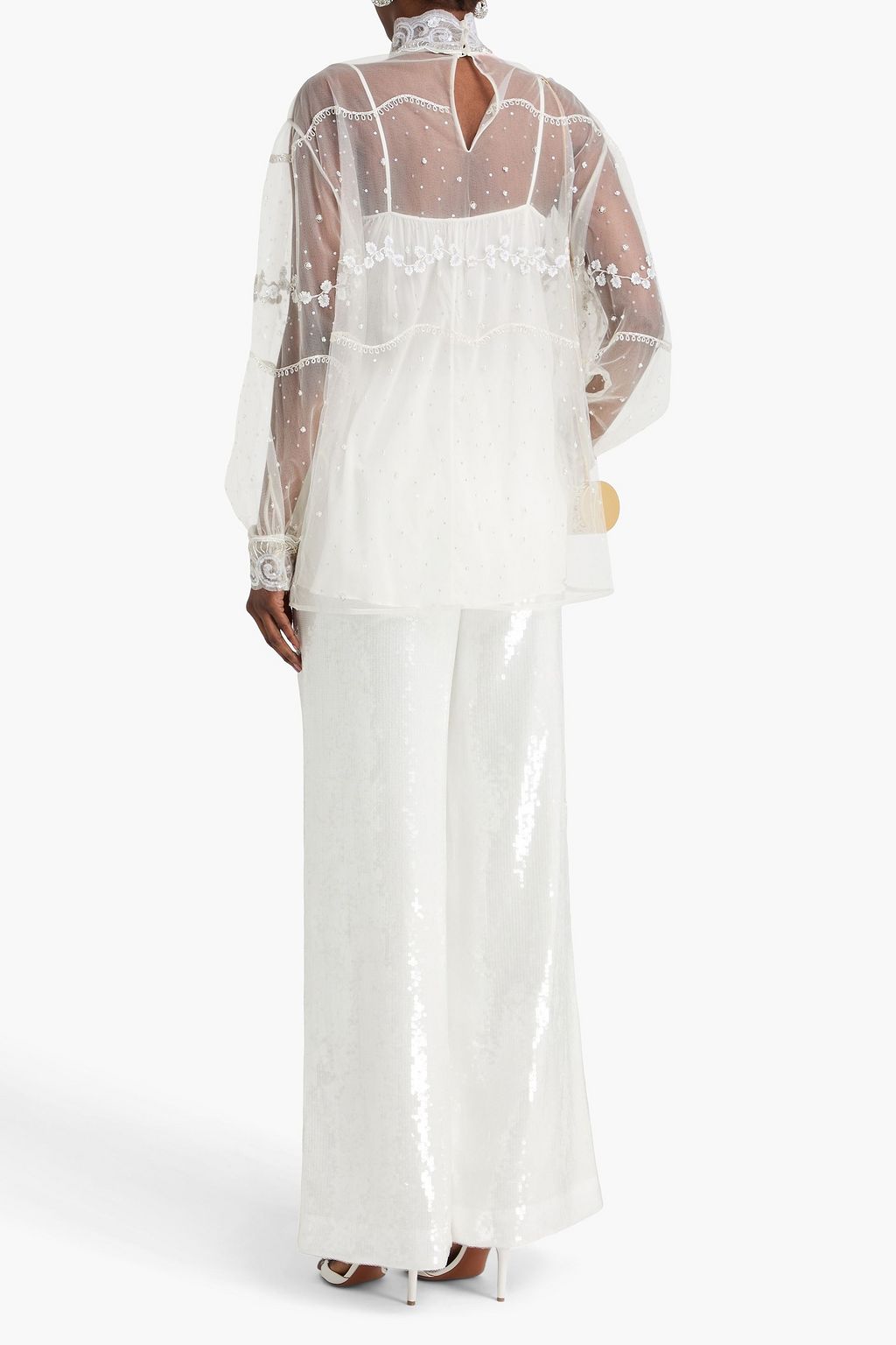 VALENTINO GARAVANI チュール ブラウス | THE OUTNET (アウトネット)