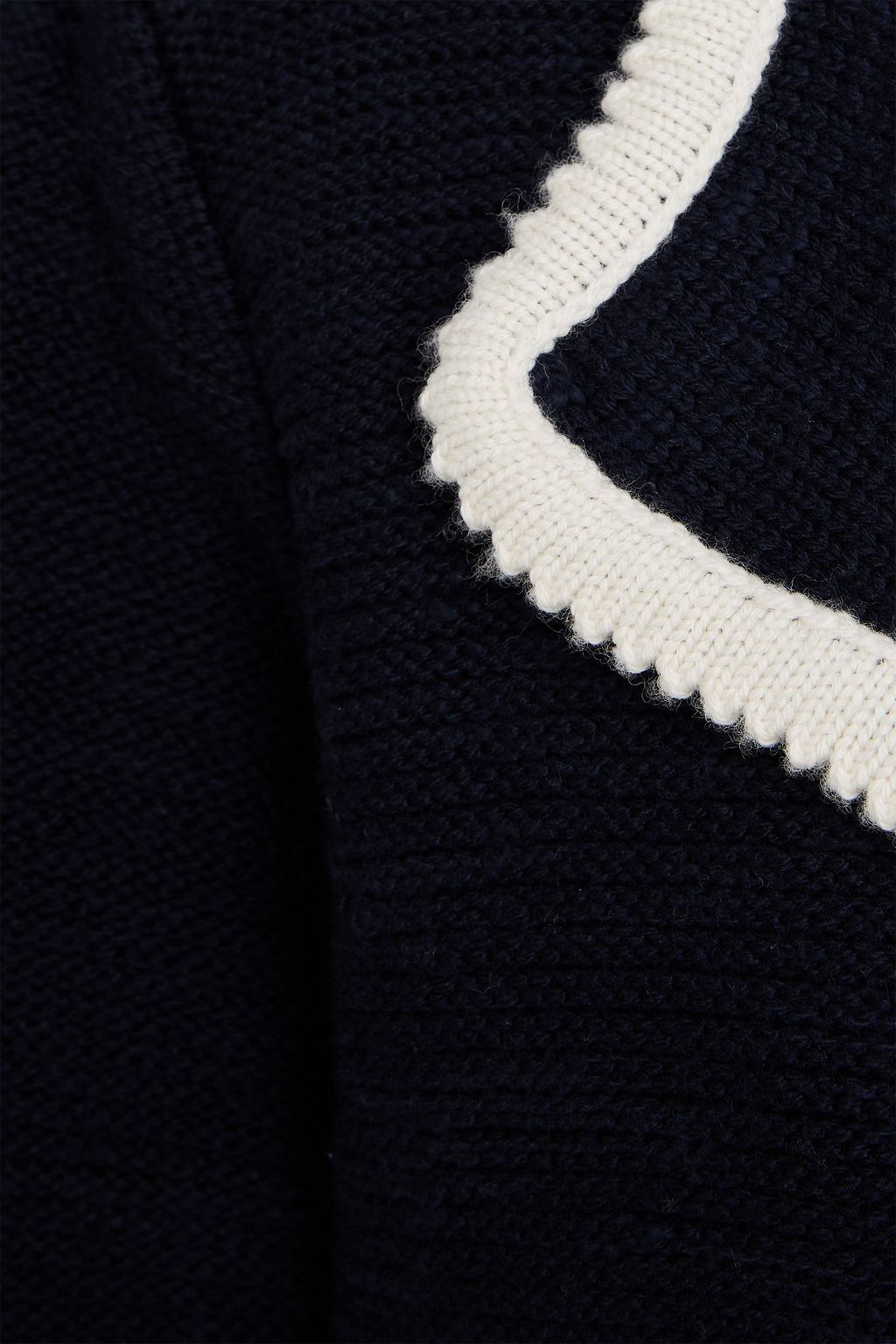 FRAME Wool and cotton-blend cardigan