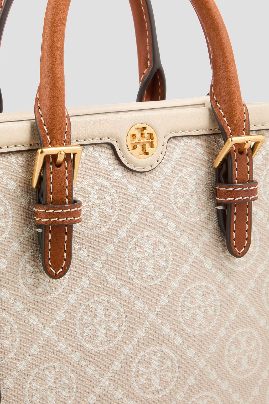 TORY BURCH حقيبة توت "ميني تي" من الجاكار