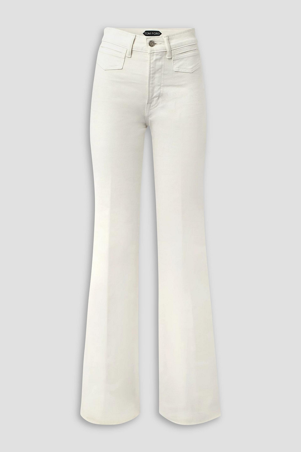 Tom Ford Mid-rise Flared Denim Jeans In Multi