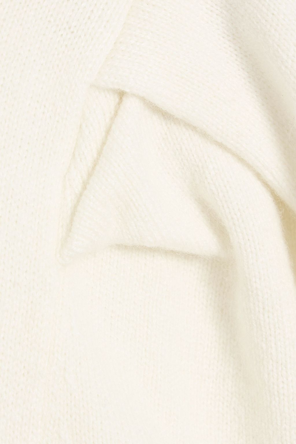 FRAME Frankie ruched wool-blend sweater