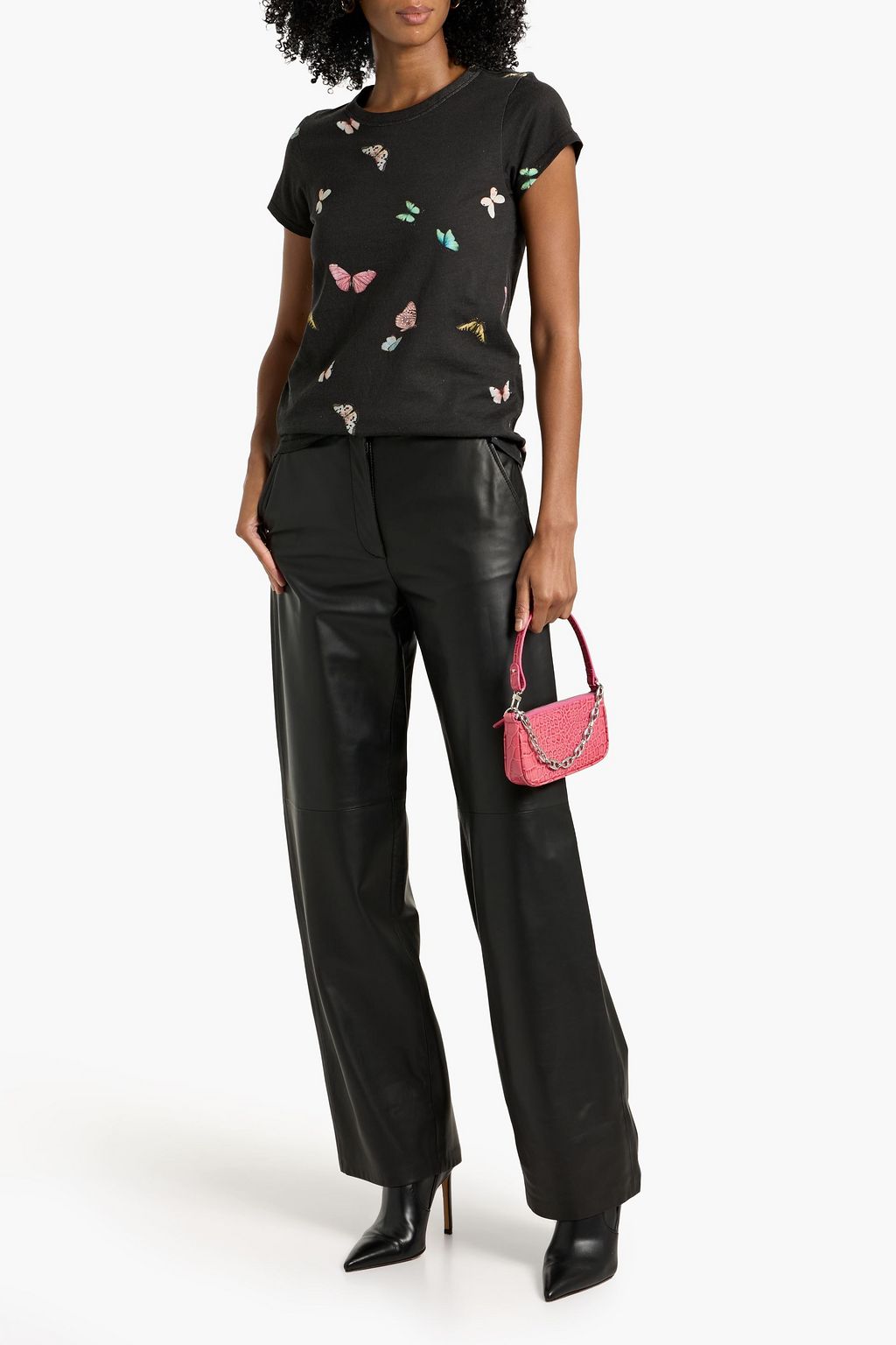 RAG & BONE Printed Pima cotton-jersey T-shirt